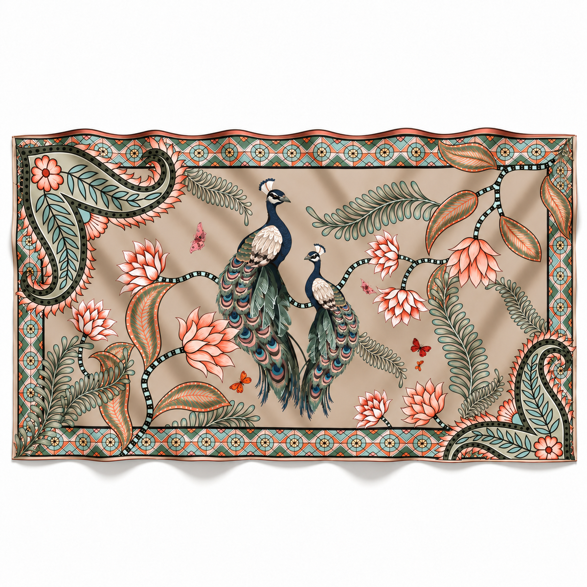 AZURE CASHMERE SCARF - TAUPE