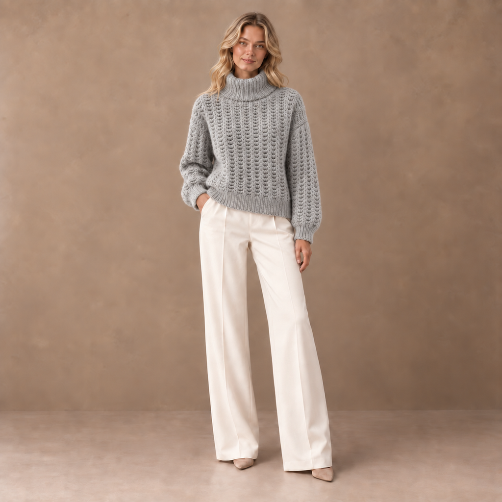 HEDDA SWEATER - GREY