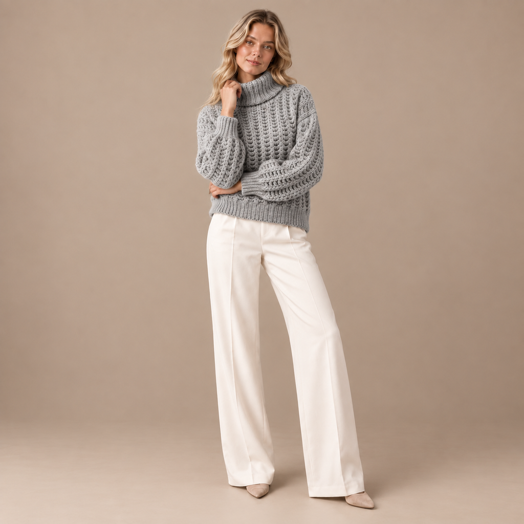 HEDDA SWEATER - GREY