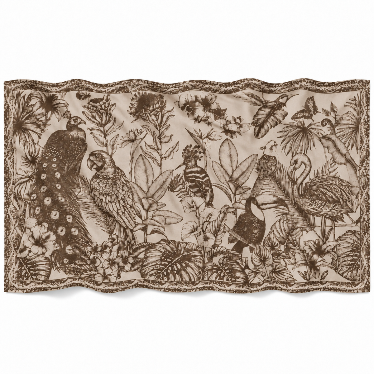 AVIARIUM CASHMERE SCARF FELTED - TAUPE