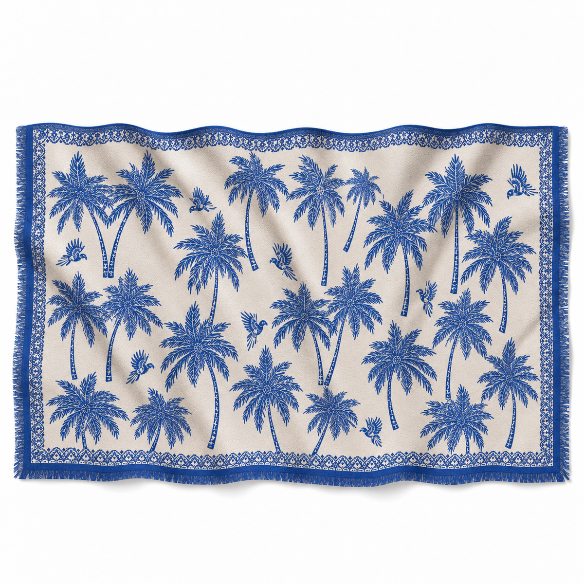 BLUETIDE CASHMERE SCARF - GHOST