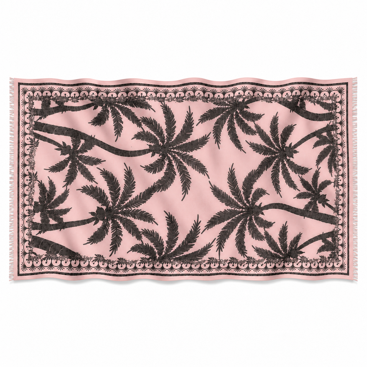 CALDERA FELTED CASHMERE SCARF - POWDER