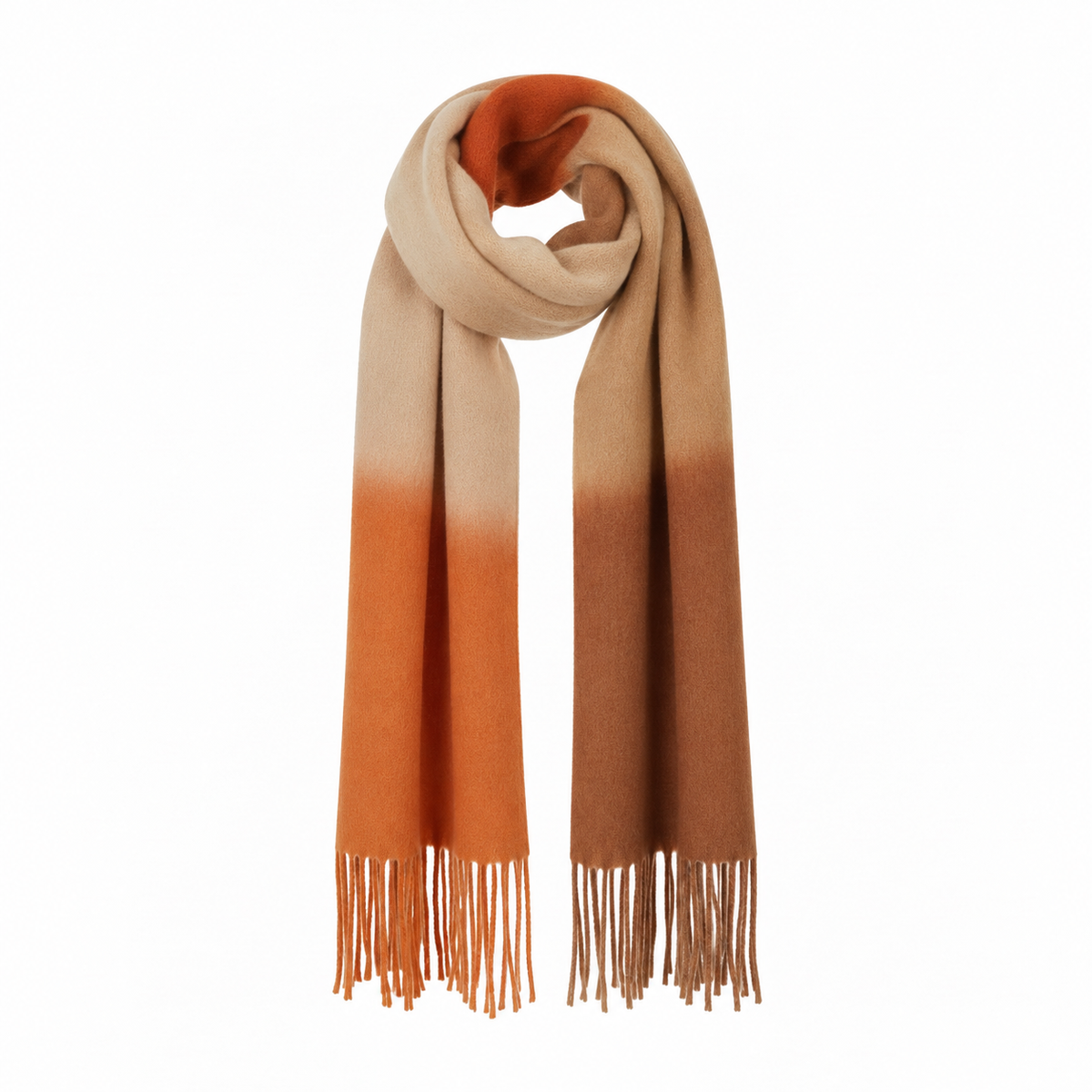 TILDA SPRAYED SCARF - JELLO/HAYSTACK