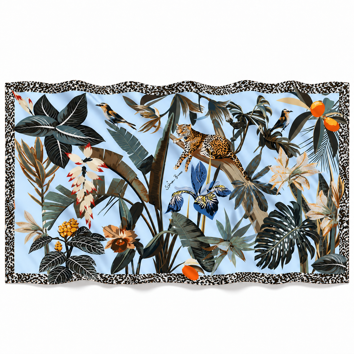 INSTINCT CASHMERE SCARF - LIGHT BLUE