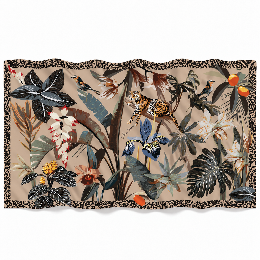 INSTINCT CASHMERE SCARF - TAUPE