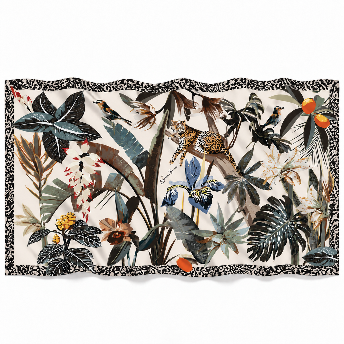 INSTINCT CASHMERE SCARF - OFF WHITE
