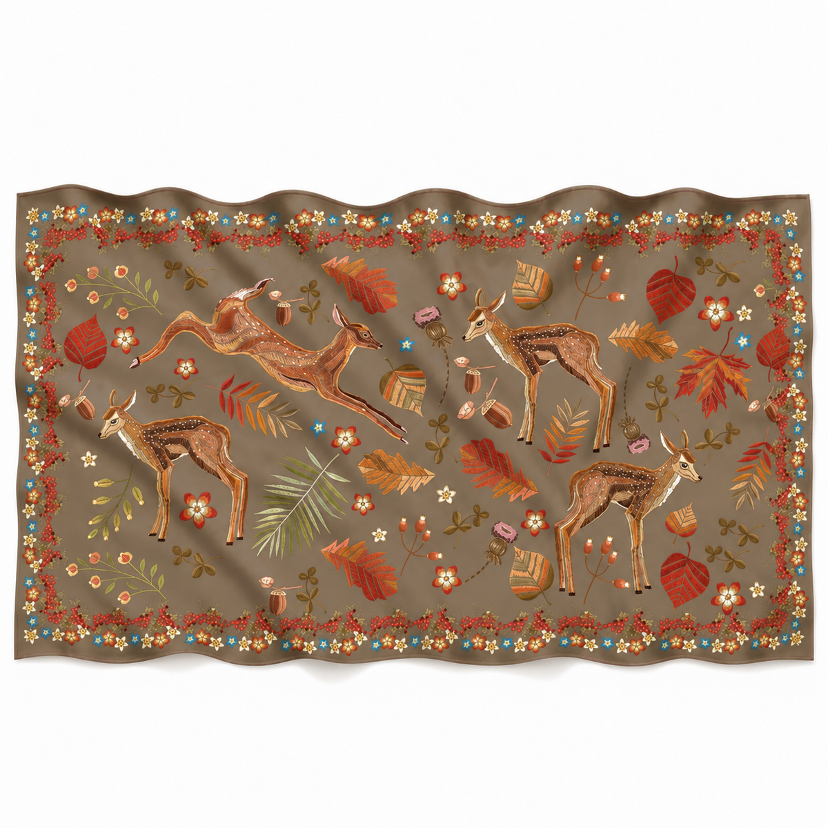 NEASTLEAP CASHMERE SCARF - DARKTAUPE