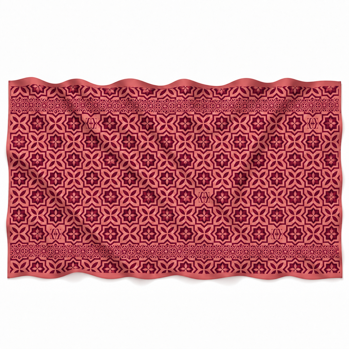 NIZZA FELTED CASHMERE SCARF - BEIGE DARKPINK