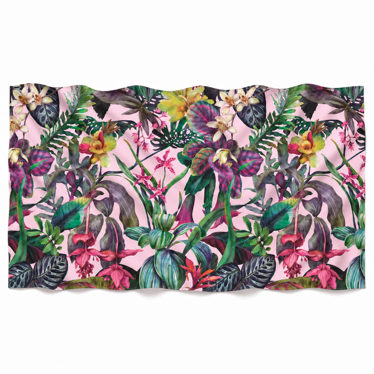 ORCHEDIA CASHMERE SCARF - ROSE