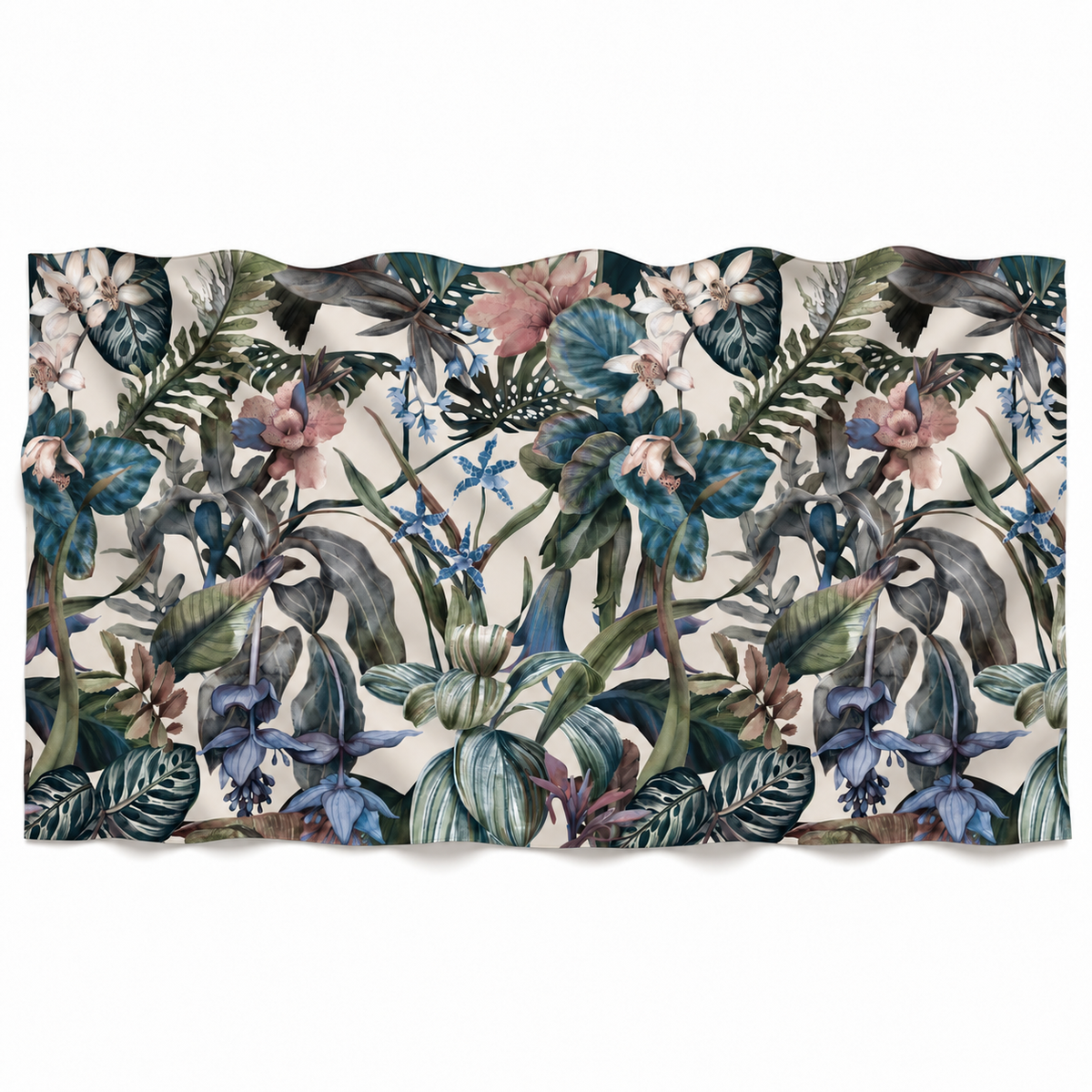 ORCHEDIA CASHMERE SCARF - CREME