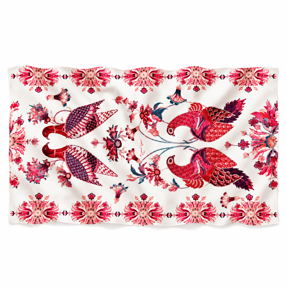 PASTELOVE CASHMERE SCARF - OFF WHITE