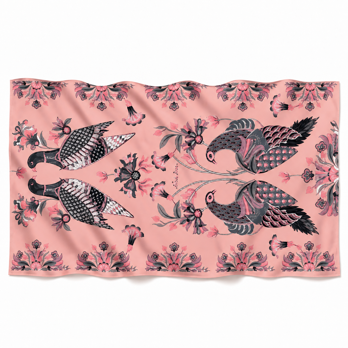 PASTELOVE CASHMERE SCARF - LIGHT ROUGE