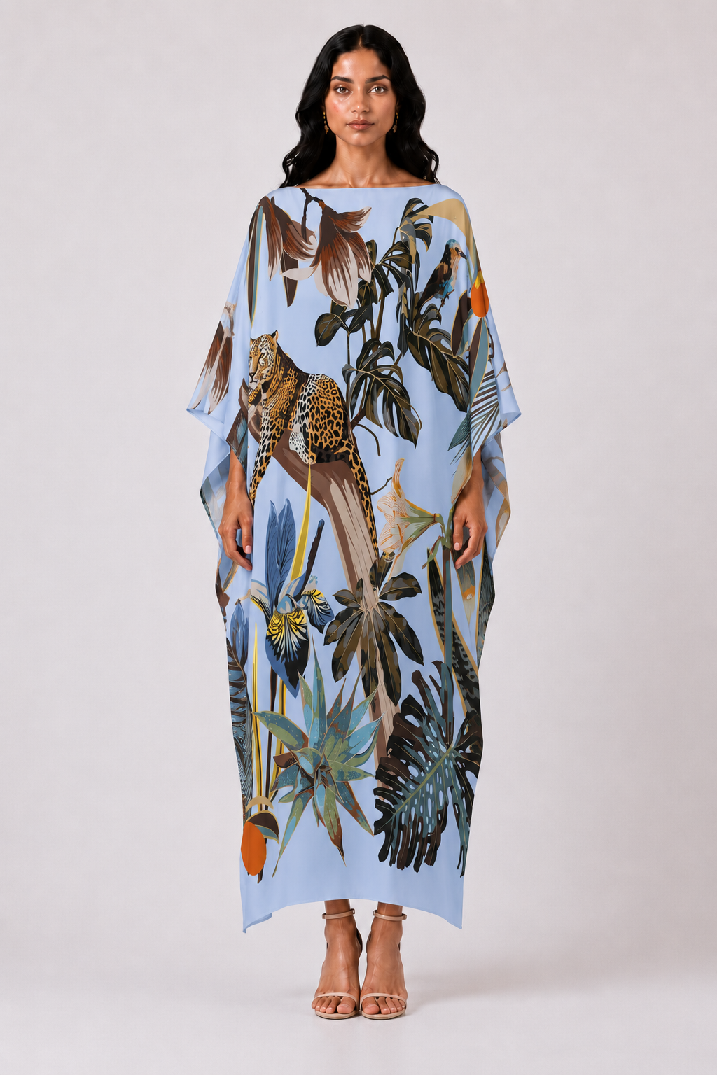 INSTINCT SILK TUNIC - LIGHT BLUE