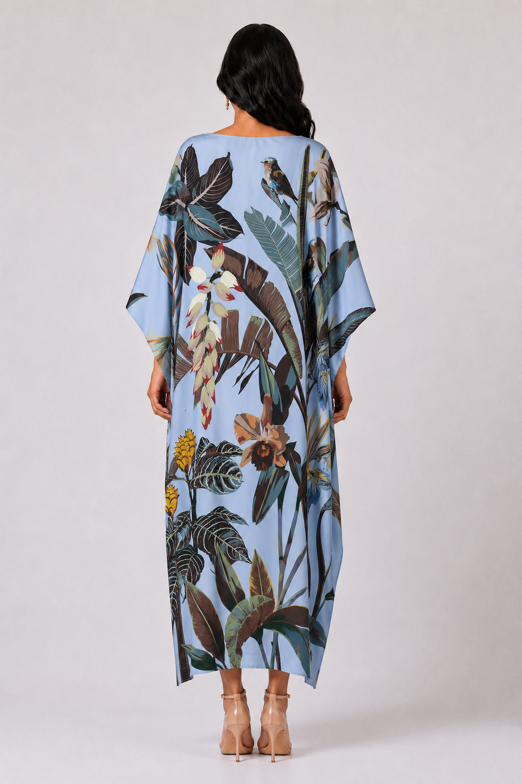INSTINCT SILK TUNIC - LIGHT BLUE