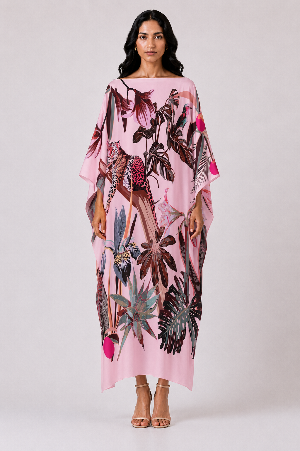 INSTINCT SILK TUNIC - LIGHT ROSE