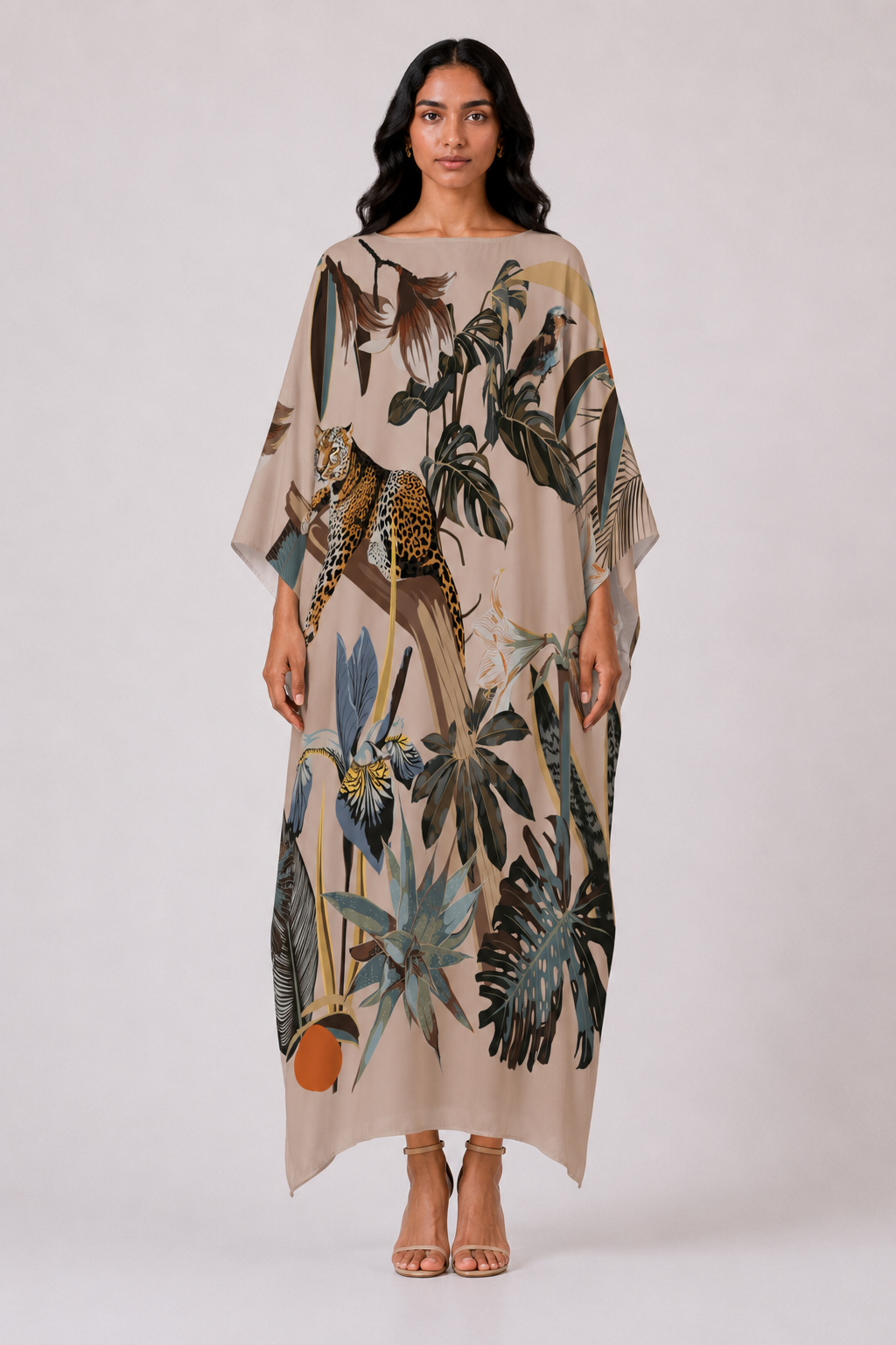INSTINCT SILK TUNIC - TAUPE