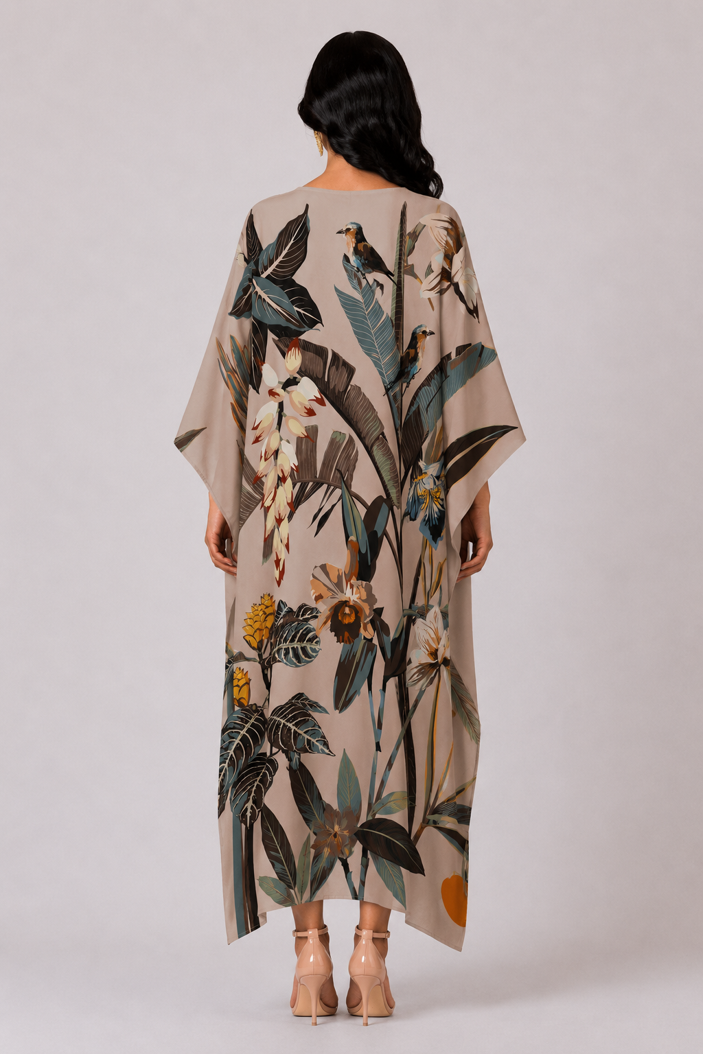 INSTINCT SILK TUNIC - TAUPE