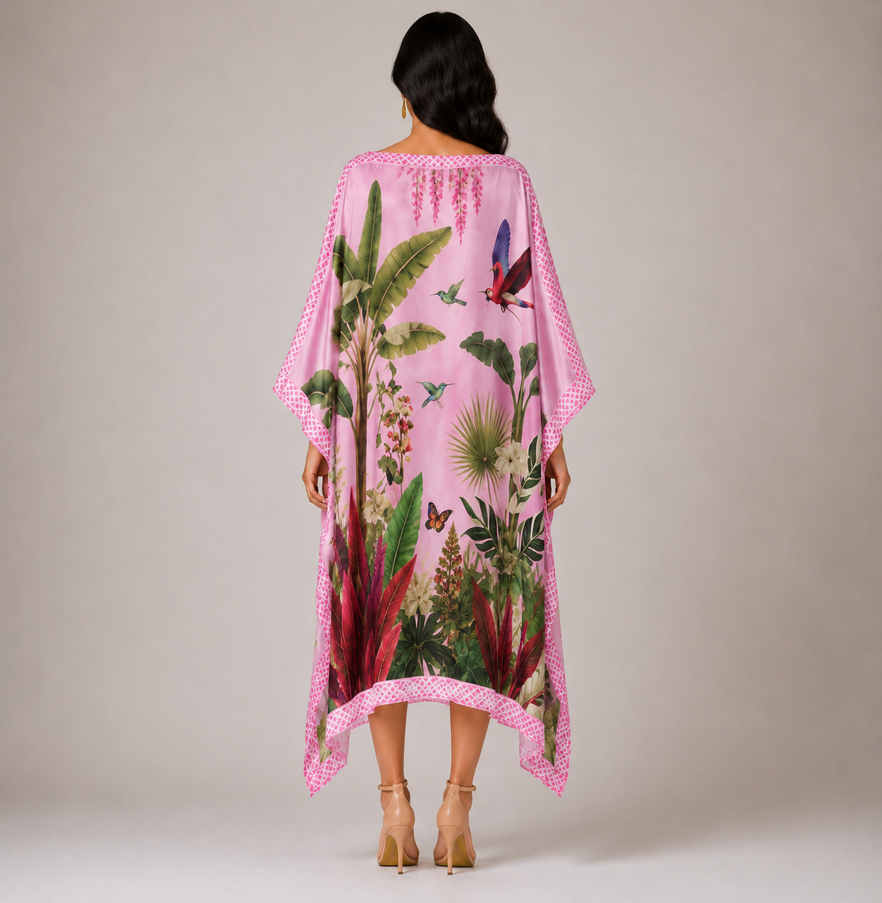 PARADISO SILK TUNIC - LIGHT ROSE
