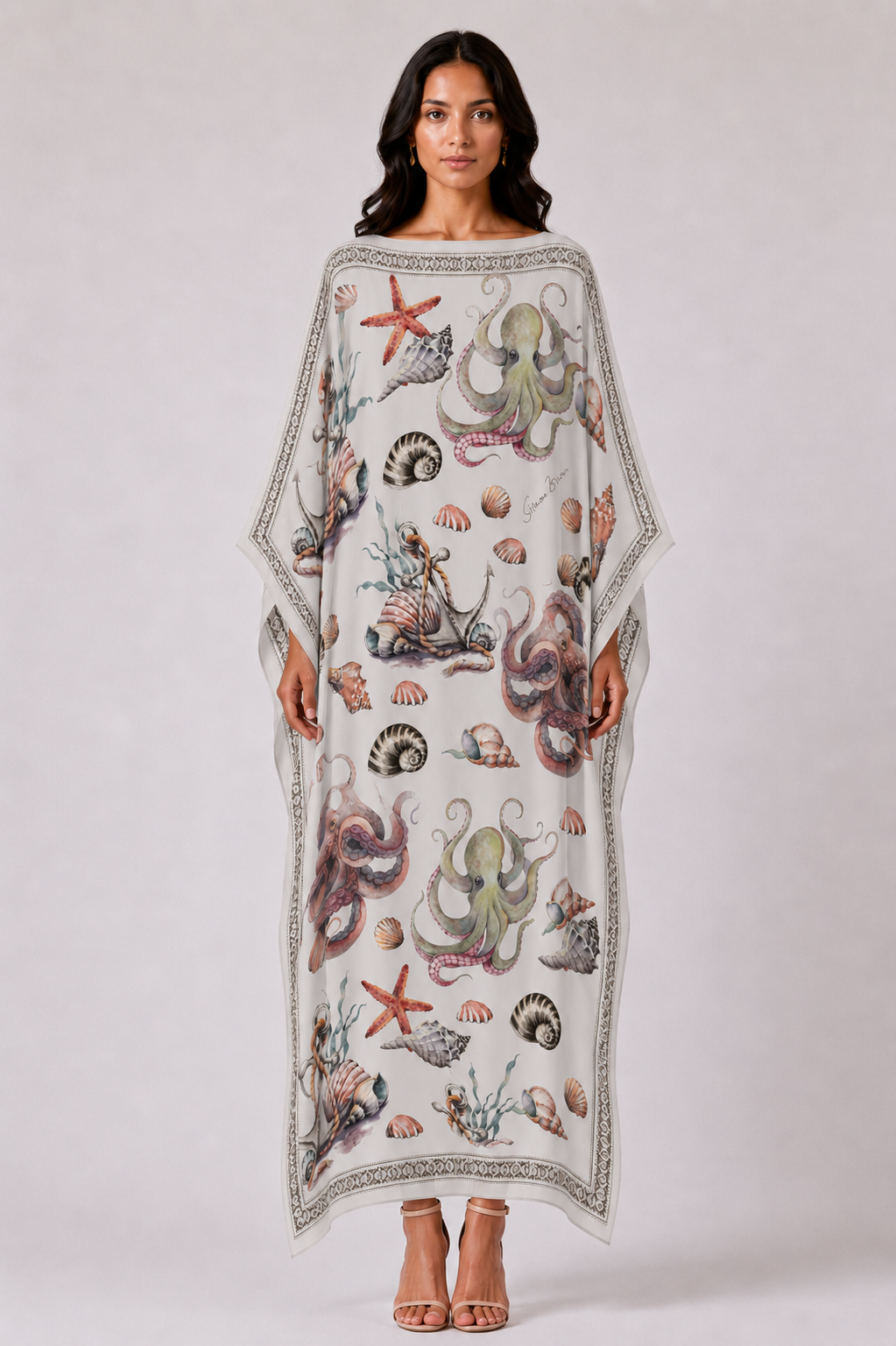PEARL SILK TUNIC - OFF WHITE