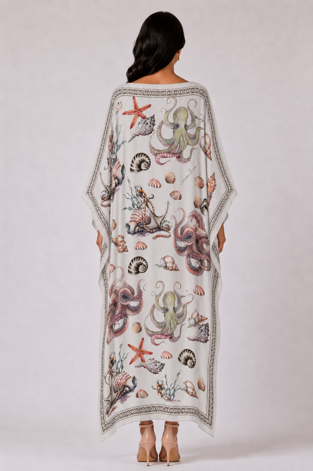 PEARL SILK TUNIC - OFF WHITE