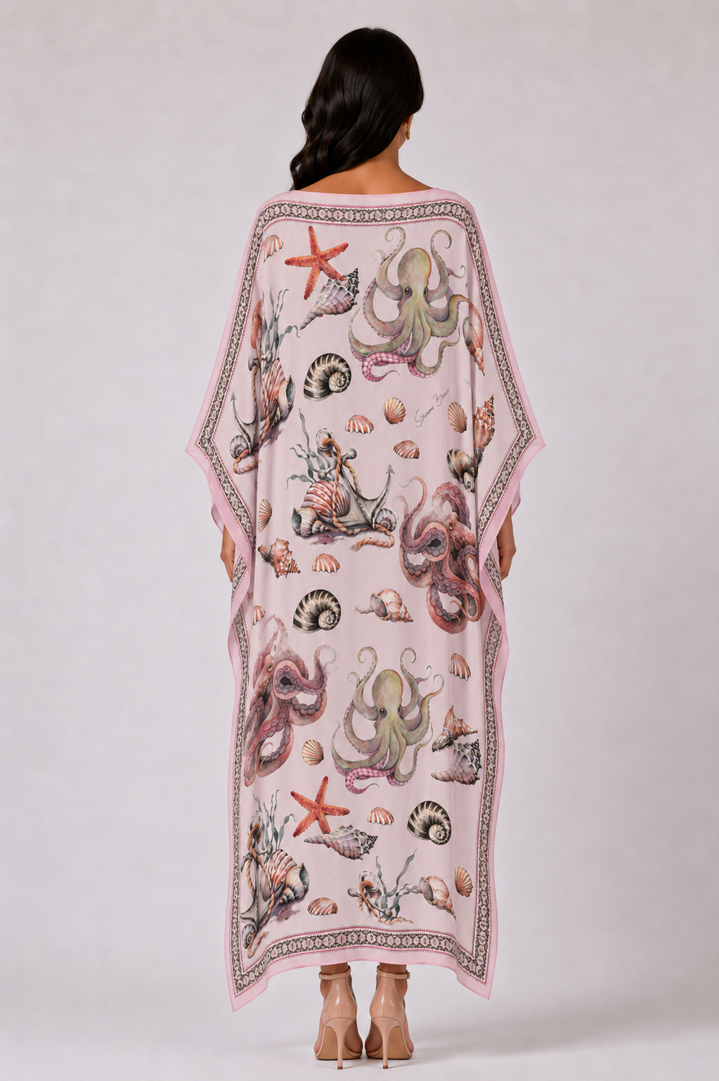 PEARL SILK TUNIC - LIGHT ROSE