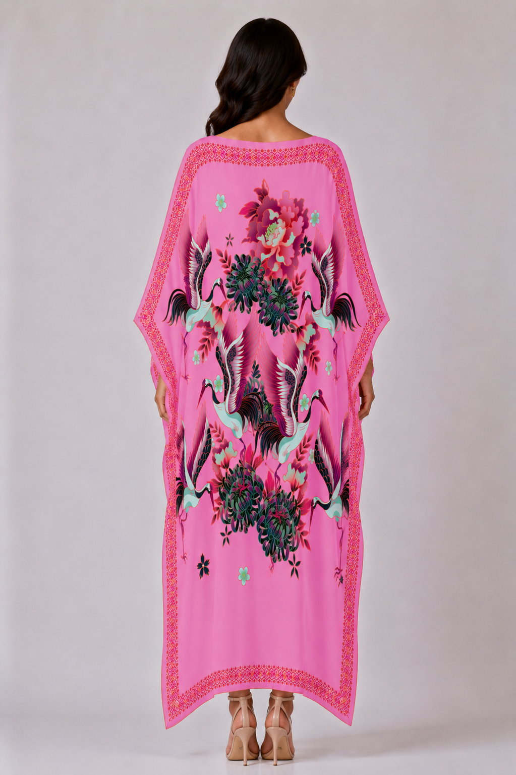 TSURU SILK TUNIC - BERRY