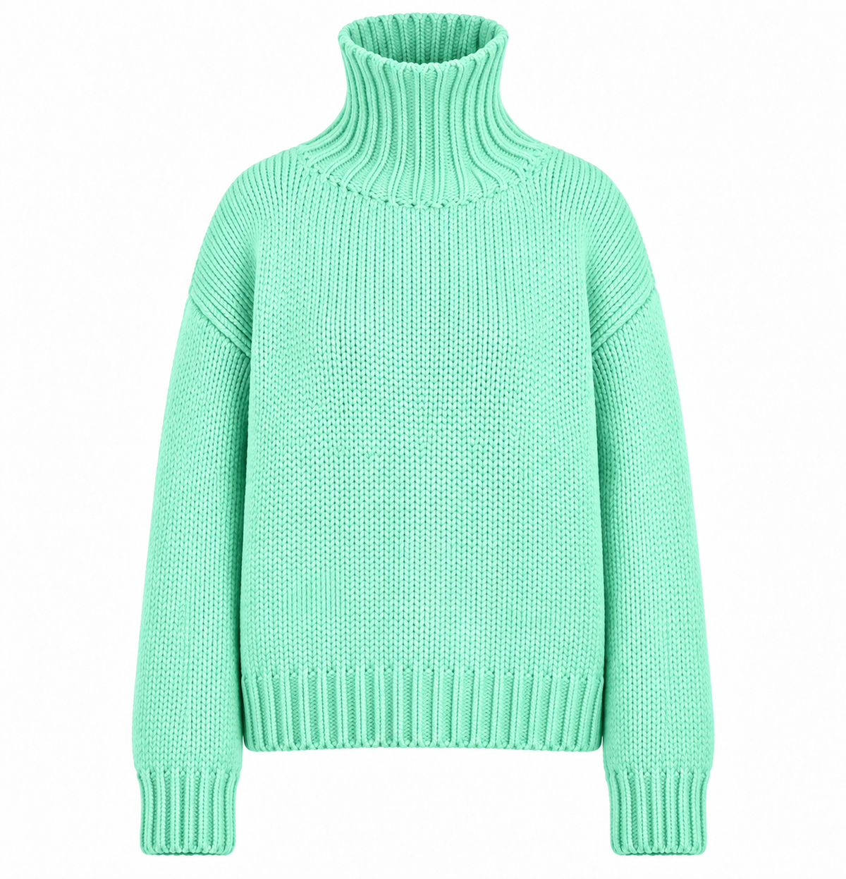 GABRIELLE SWEATER - SEA FOAM