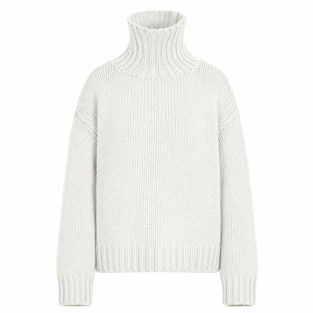 GABRIELLE SWEATER - CHALK
