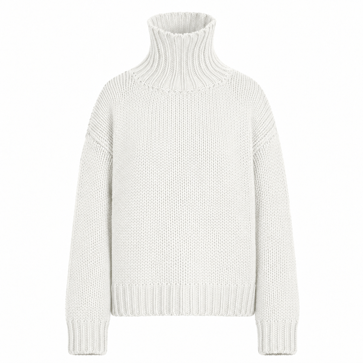 GABRIELLE SWEATER - CHALK