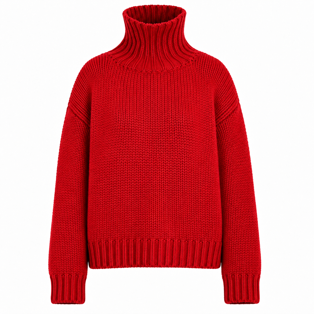 GABRIELLE SWEATER - ROUGE