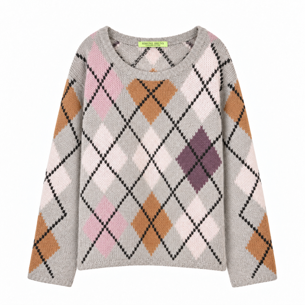 COOL ISCHGL EXTRA DIAMOND SWEATER - FOGGY/POWDER