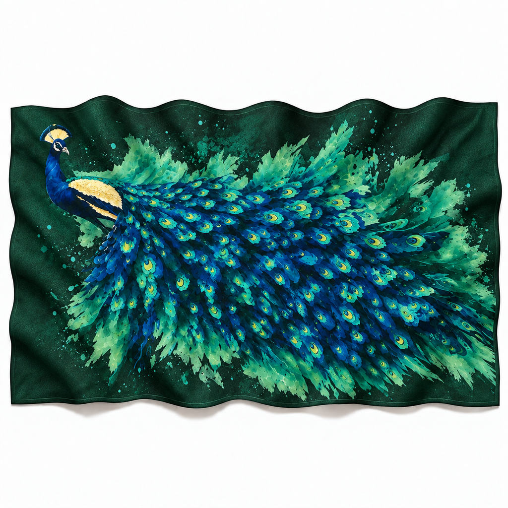 SIMONE SPECIAL ISOLA CASHMERE SCARF - EMERALD GREEN
