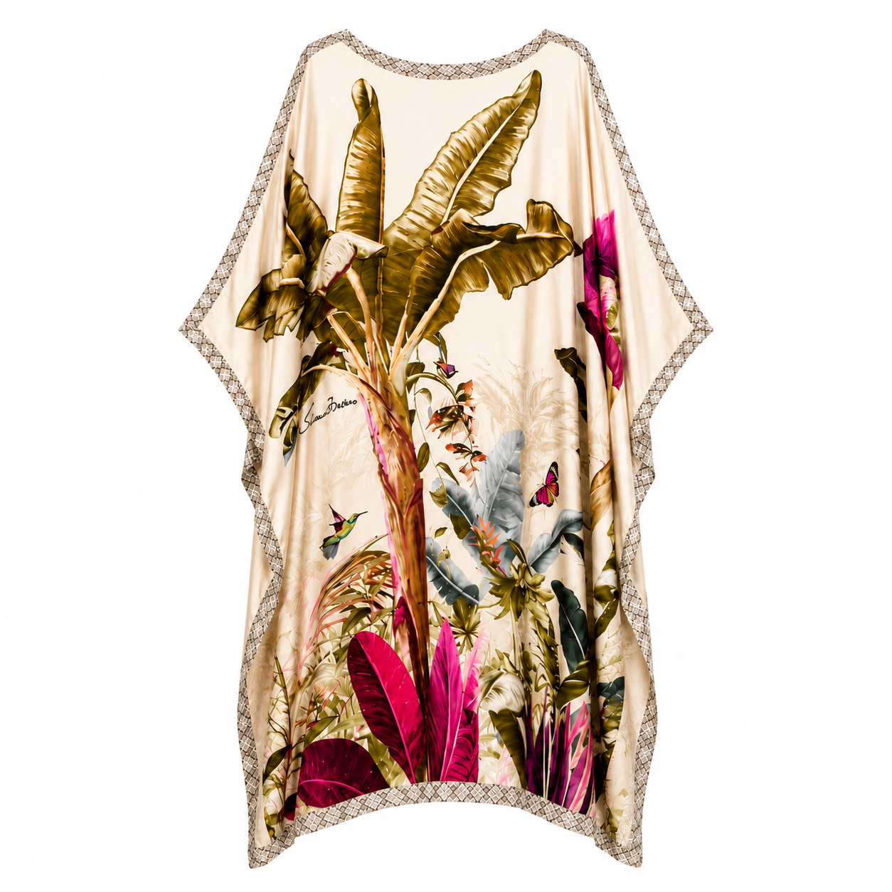 PARADISO SILK TUNIC - TAUPE