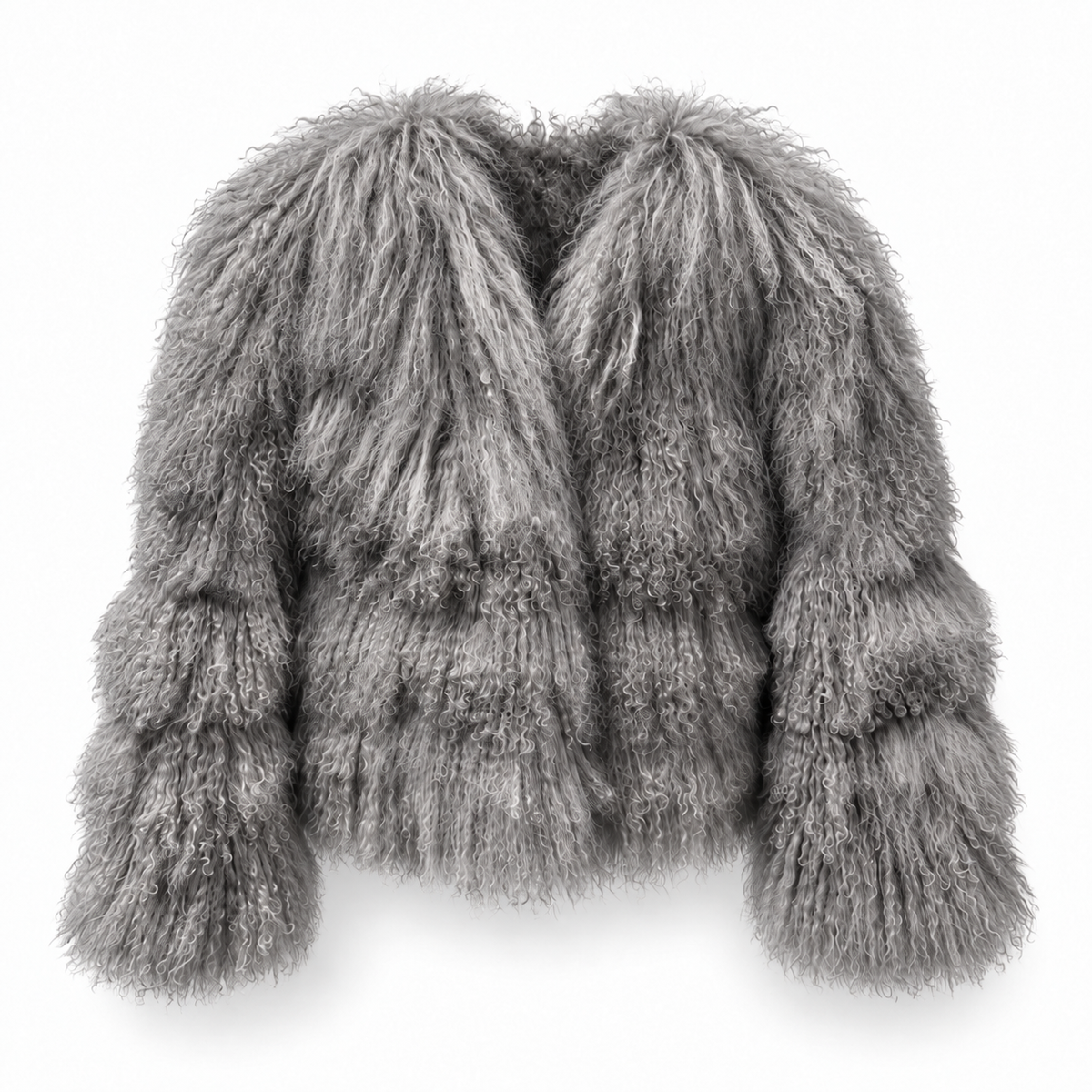 LAMMFELLJACKE - GREY