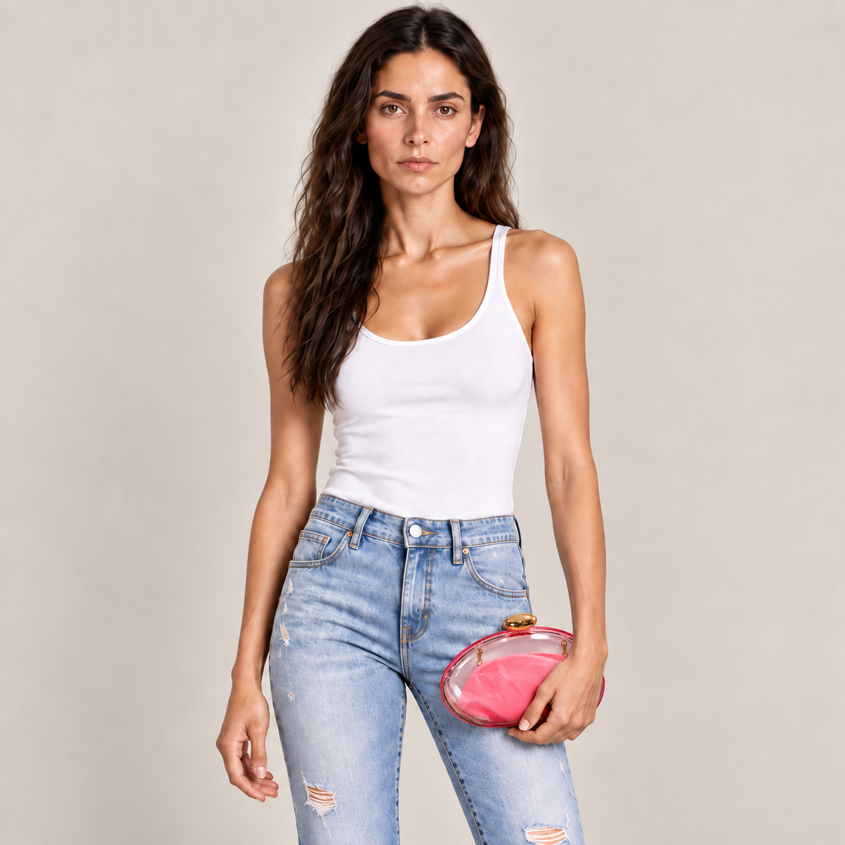 LUMINA CLUTCH - PINK
