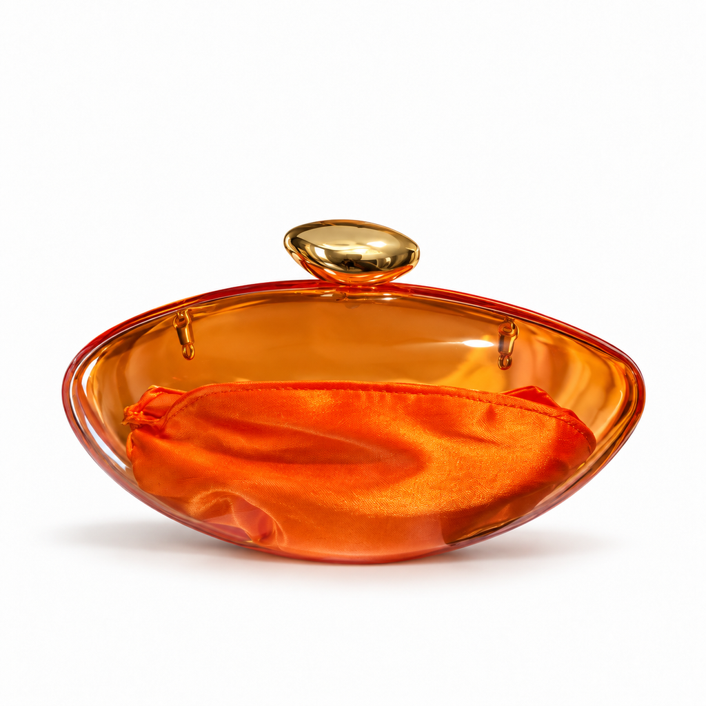 LUMINA CLUTCH - ORANGE