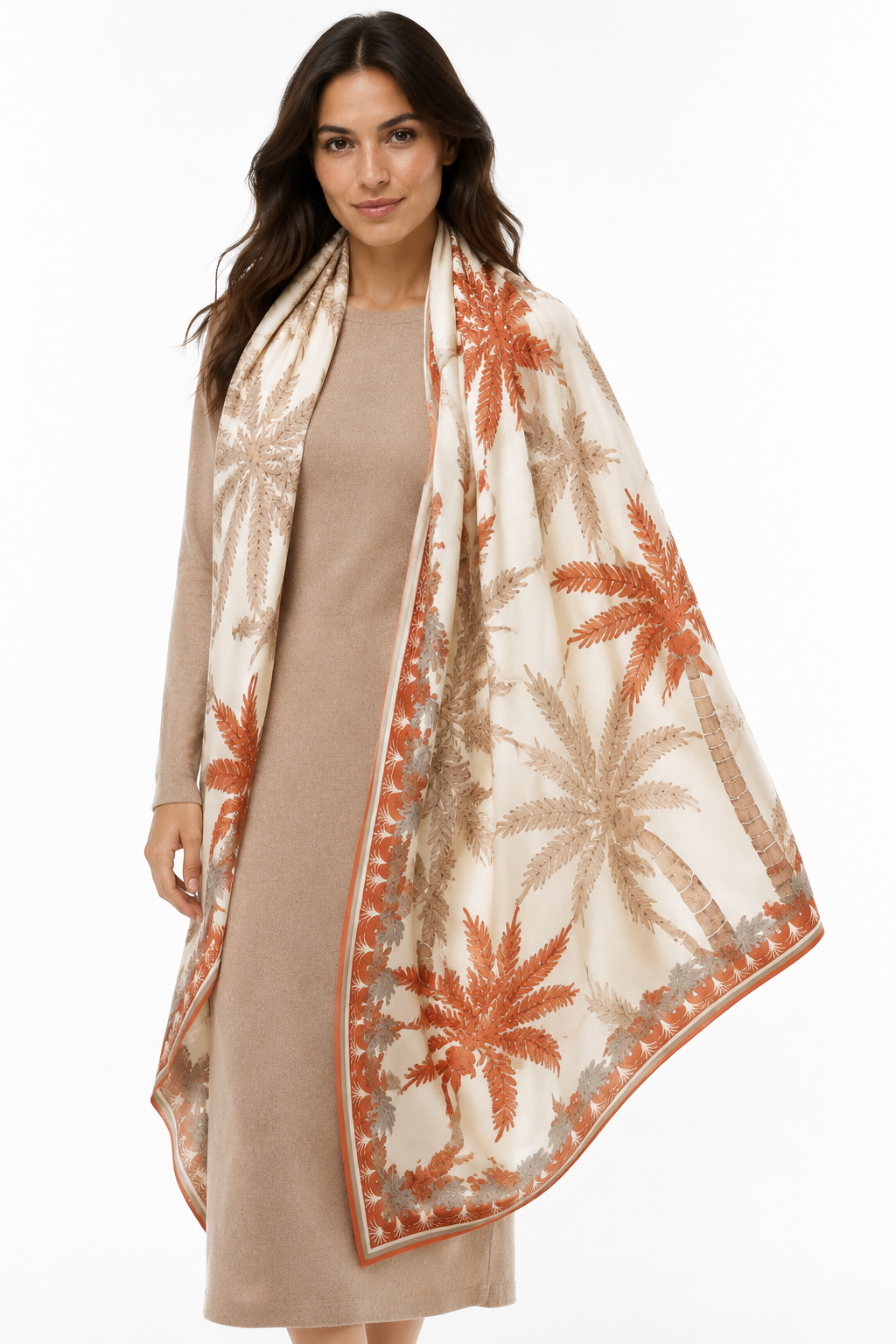 CALDERA Regular Rectangular Shawl - off white