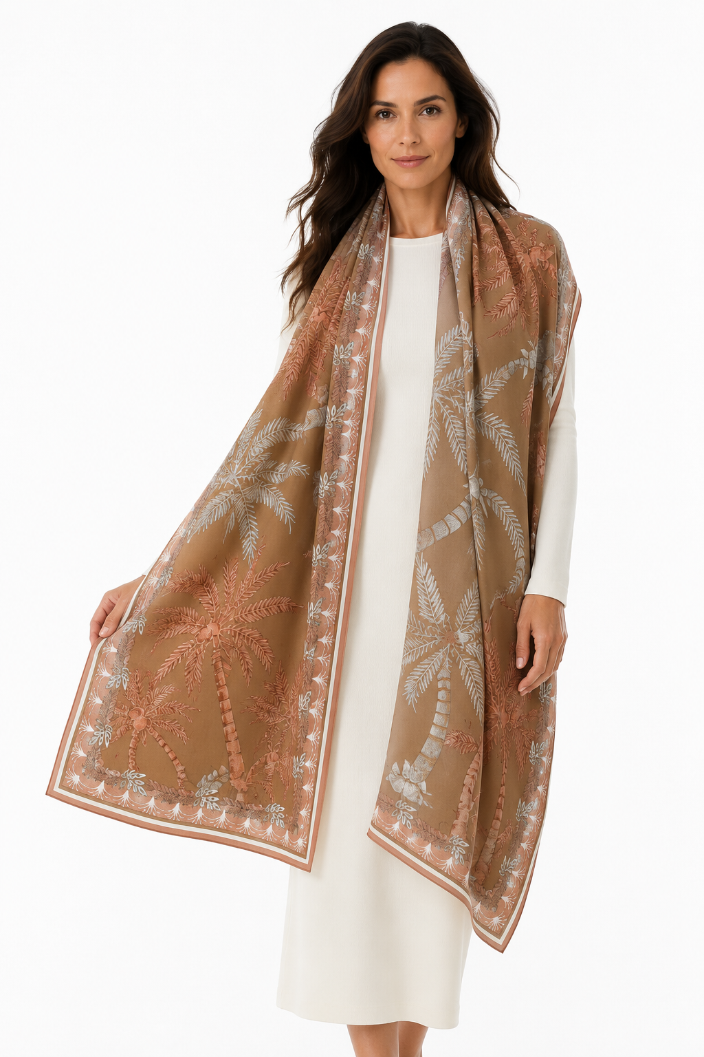 CALDERA Regular Rectangular Shawl - semolina