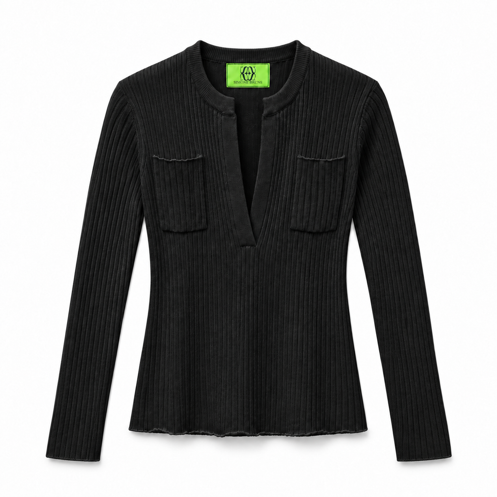 GITTY LONGSLEEVE - BLACK