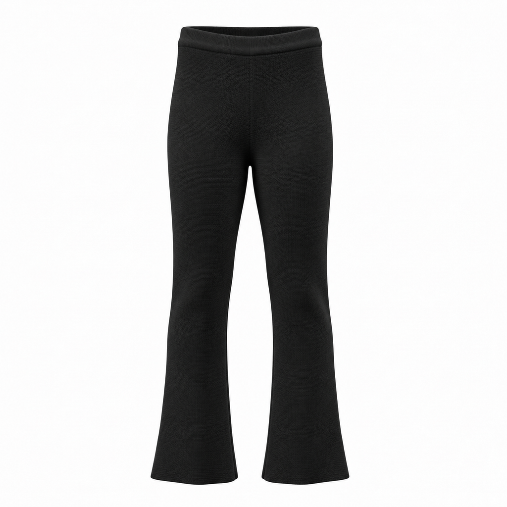 MAISON TROUSERS PLAIN - BLACK