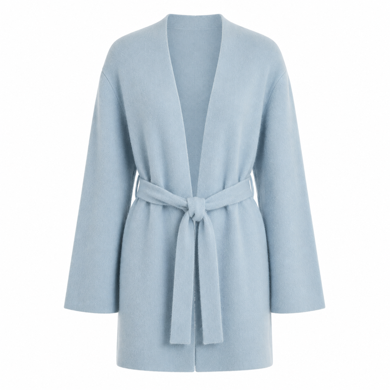 BRUSHED ANIKA KIMONO - BLUE CERULEA