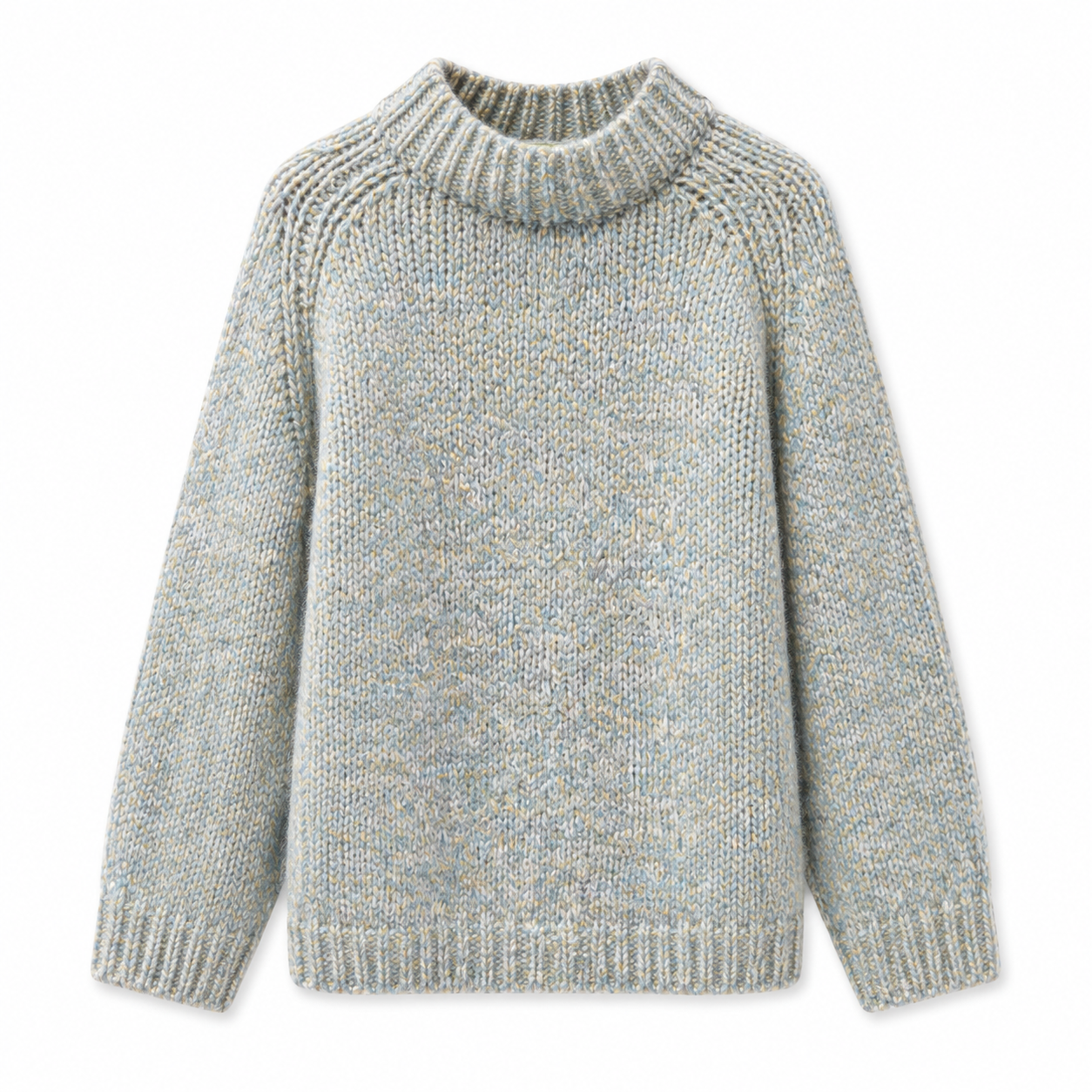 JUNA SWEATER NIMBUS TWEED - LICHEN