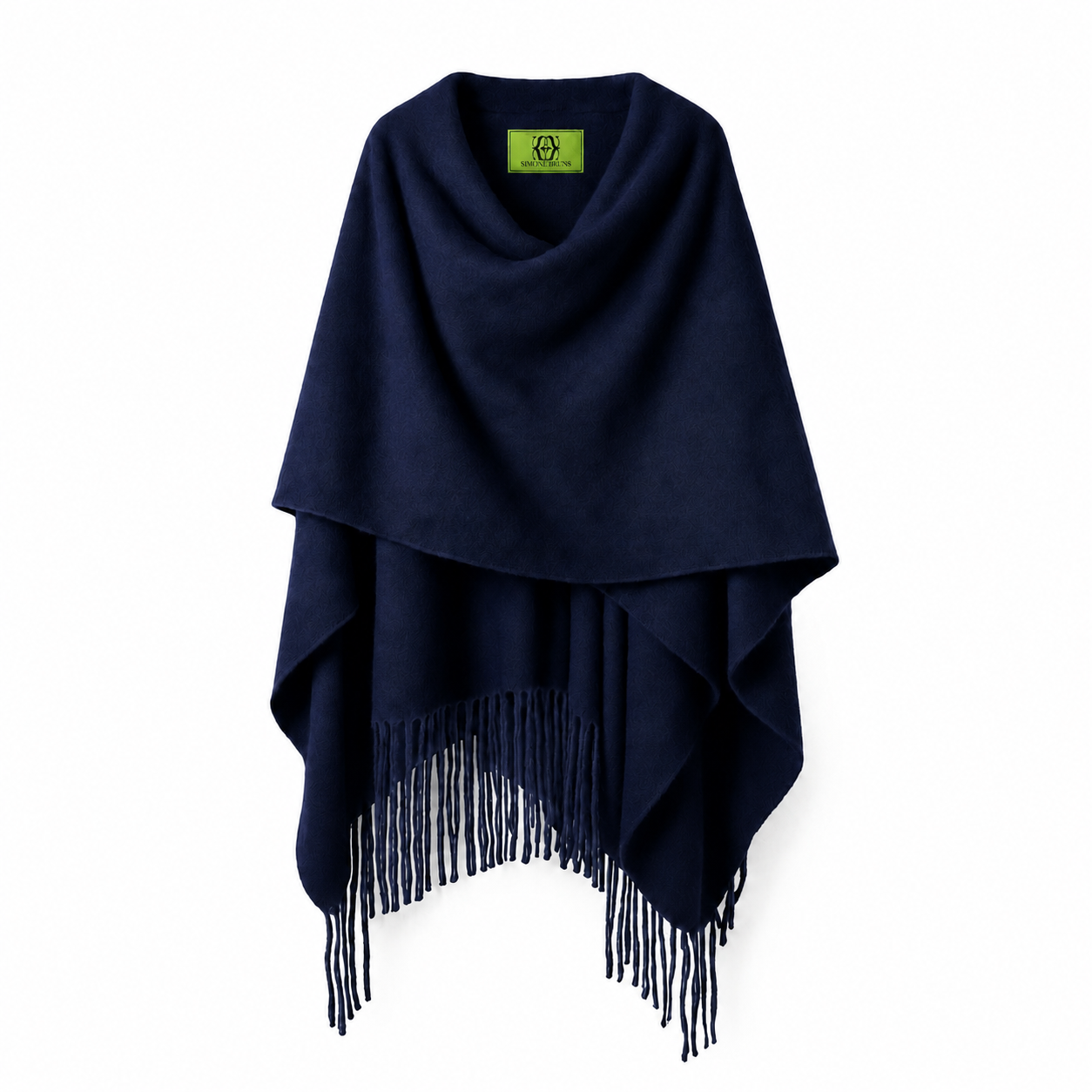 BRUSHED SHARON CAPE - NAVY