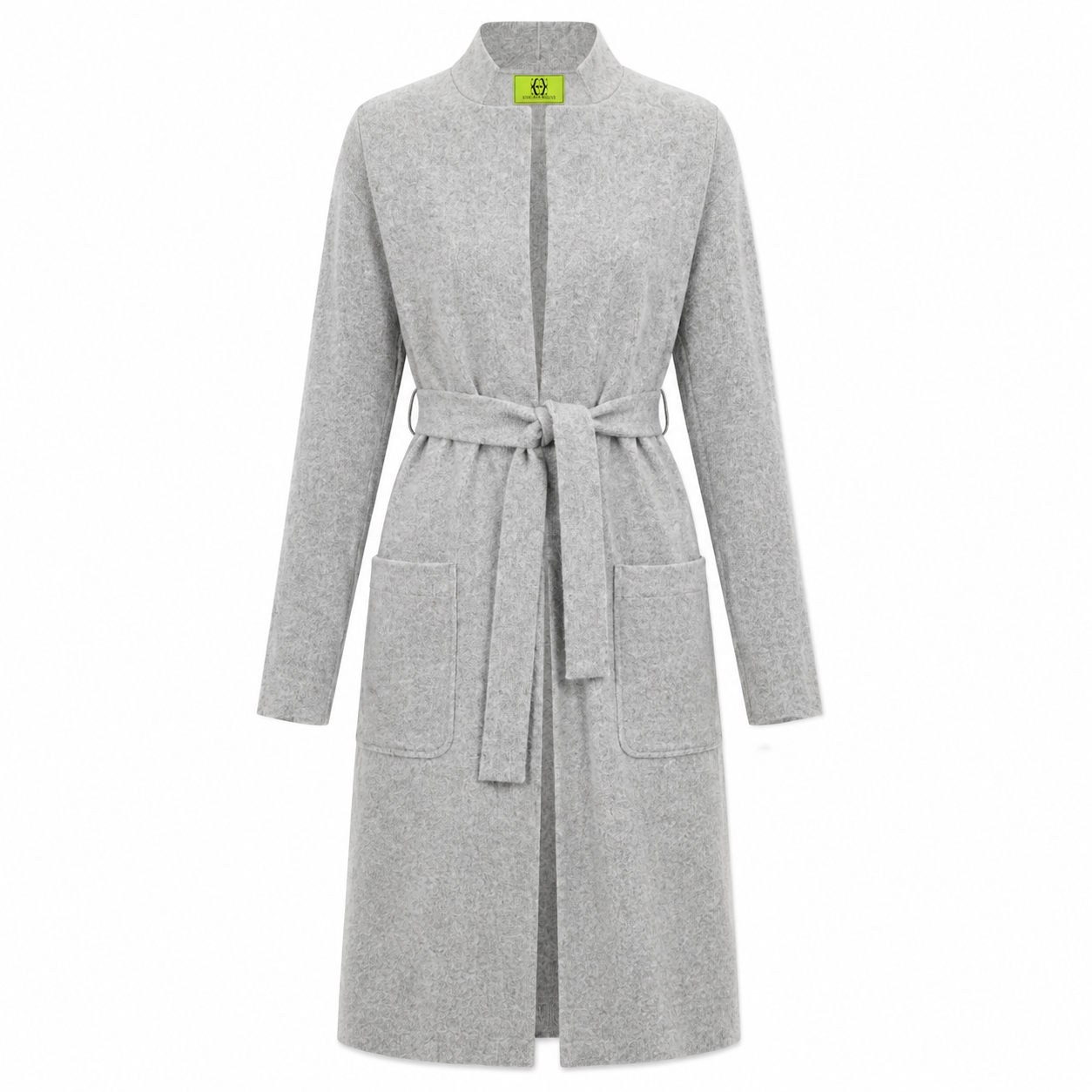 BRUSHED MAISON CARDIGAN - GREY