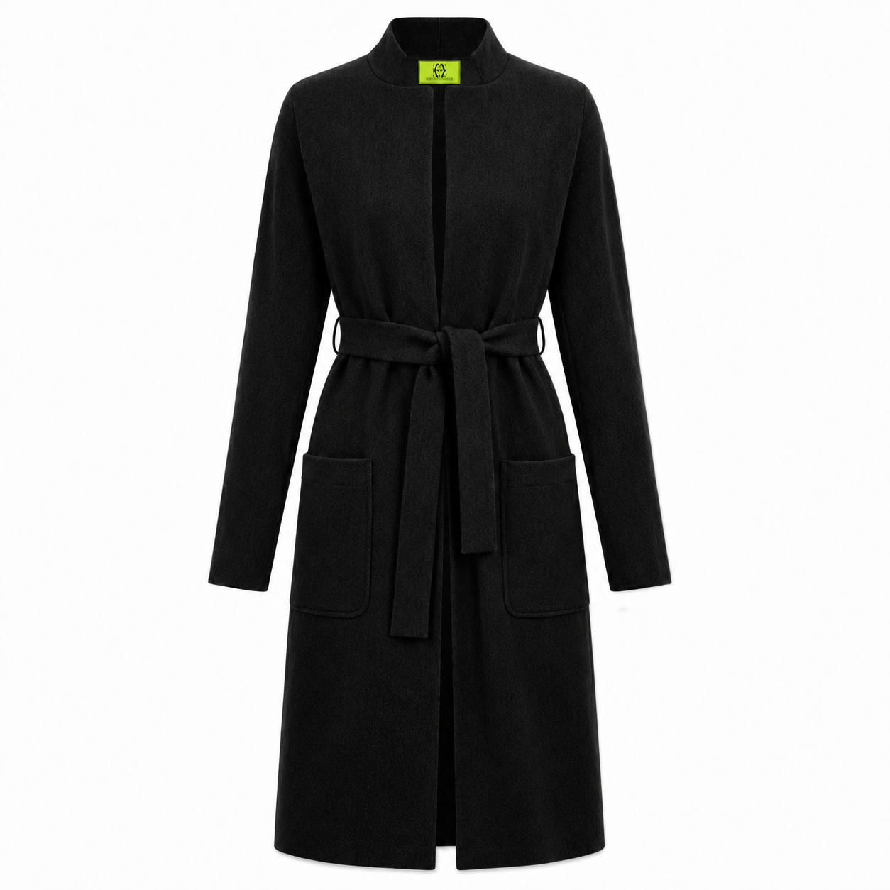 MAISON CARDIGAN PLAIN - BLACK