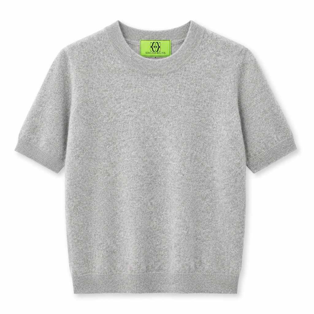BRUSHED CASHMERE SHIRT - GREY