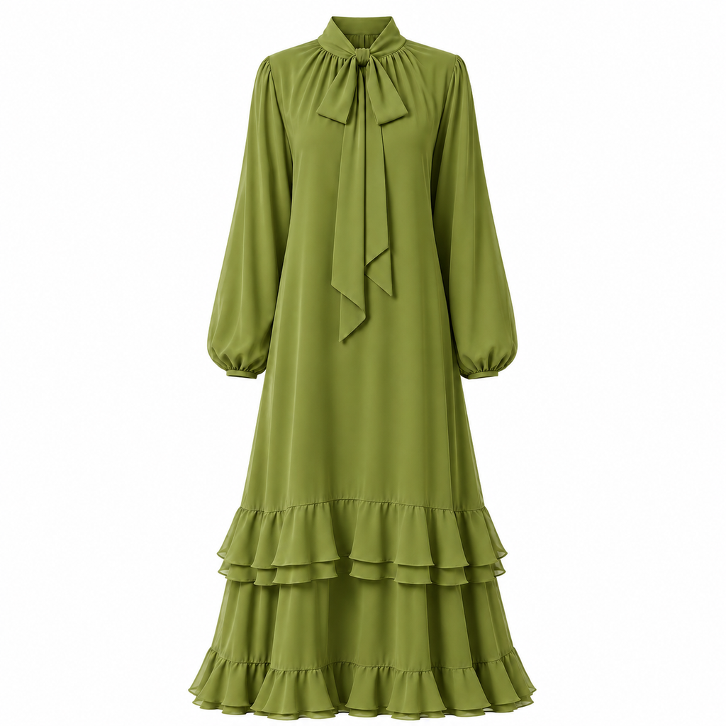 MATILDA DRESS - OLIVE