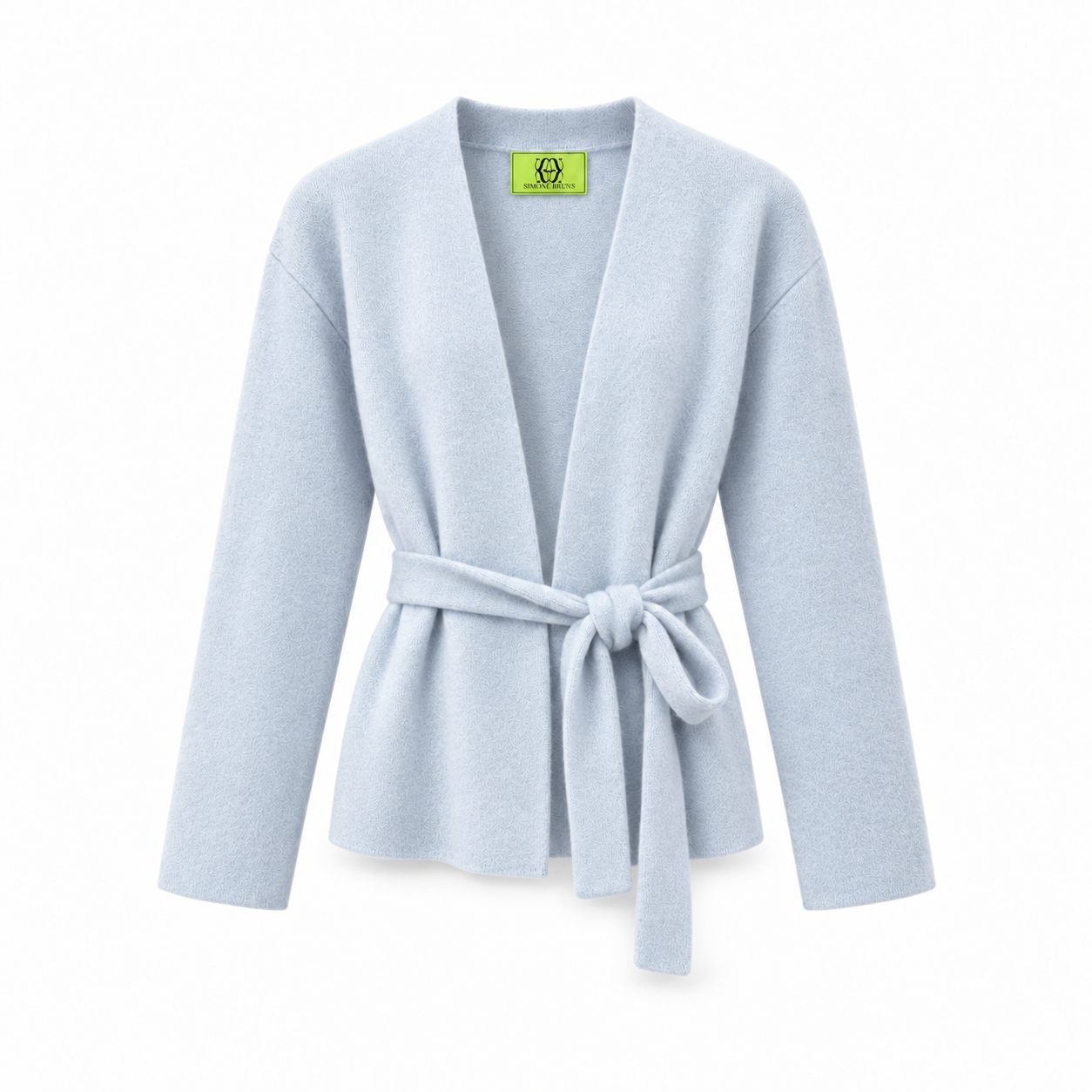 BRUSHED ANIKA KIMONO - BLUE CERULEA