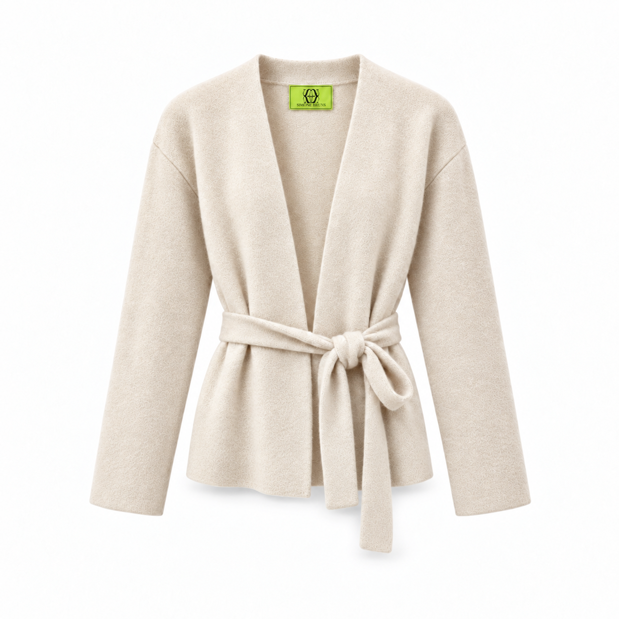 BRUSHED ANIKA KIMONO - WHITE