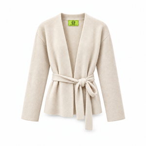 BRUSHED ANIKA KIMONO - WHITE